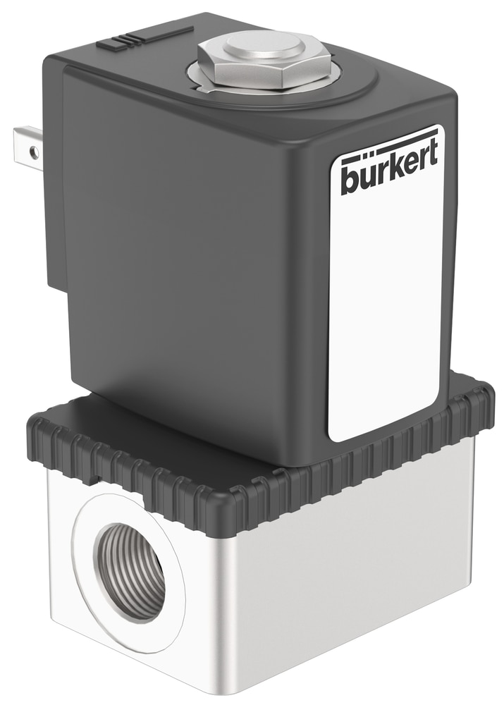 Válvula solenóide Bürkert para controle de fluidos industriais